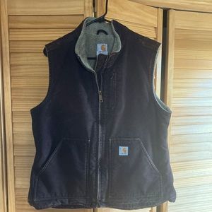 Carhartt Washed Duck Sherpa Lined Vest